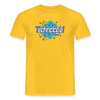 Technologie - Männer T-Shirt - Gelb - Vorne - AI Model Male 178 dark (178cm)