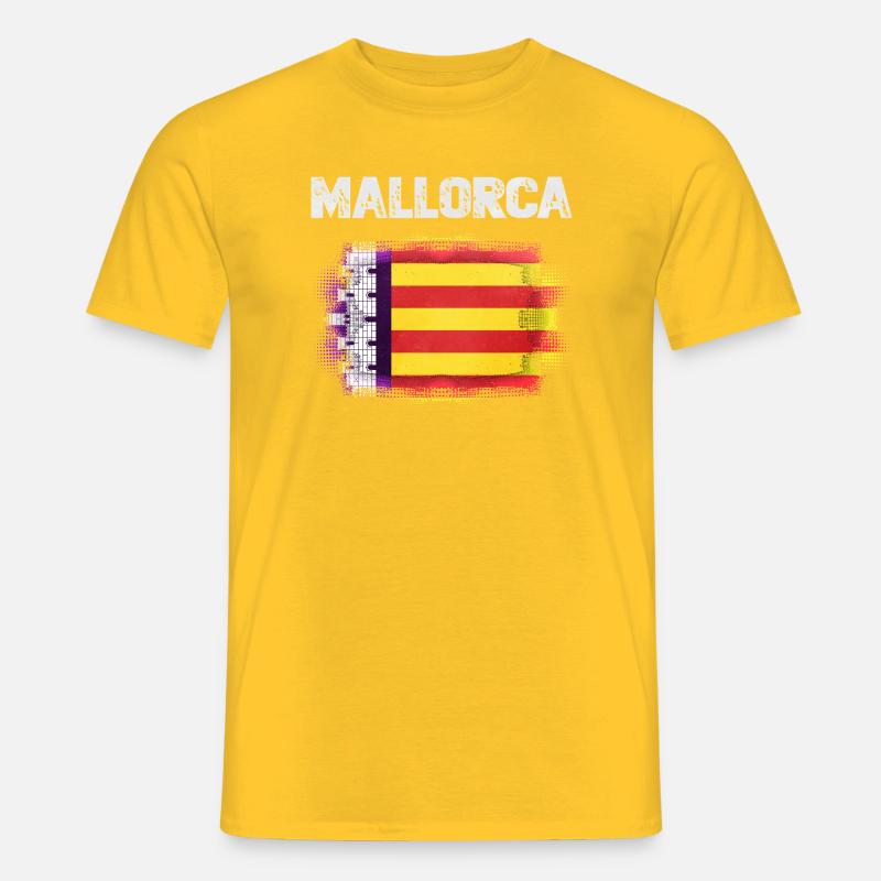 Mallorca - Männer T-Shirt - Gelb