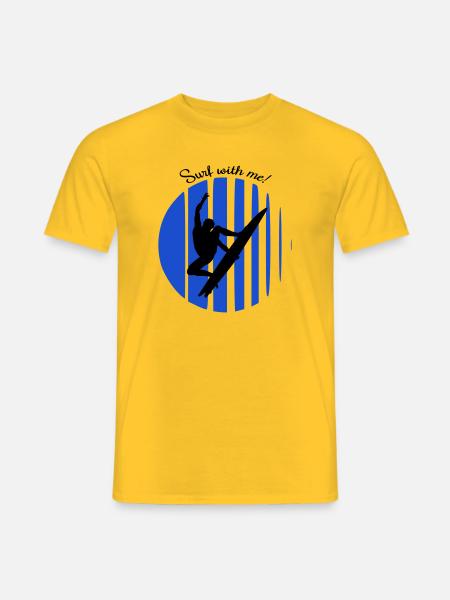 surfer - Men's T-Shirt - yellow