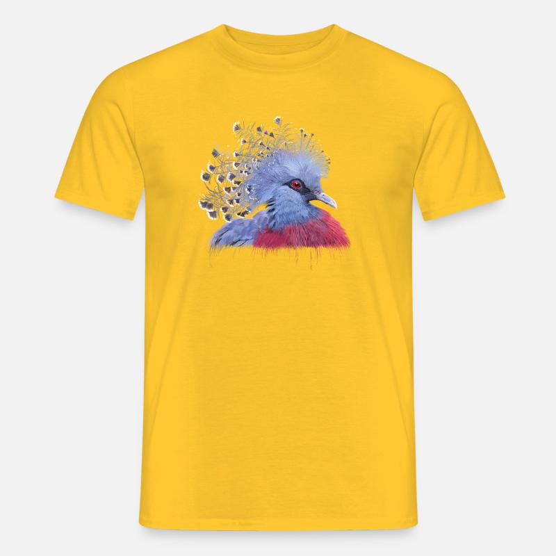 Krontaube - Männer T-Shirt - Gelb