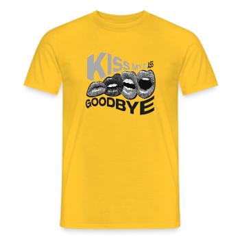 Chemises de classe Dites adieu à ma classe - T-shirt homme - jaune - Devant - AI Model Male 178 dark (178cm)