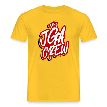 Bachelor Crew Bachelor Party - Men's T-Shirt - yellow - Front - AI Model Male 178 dark (178cm)