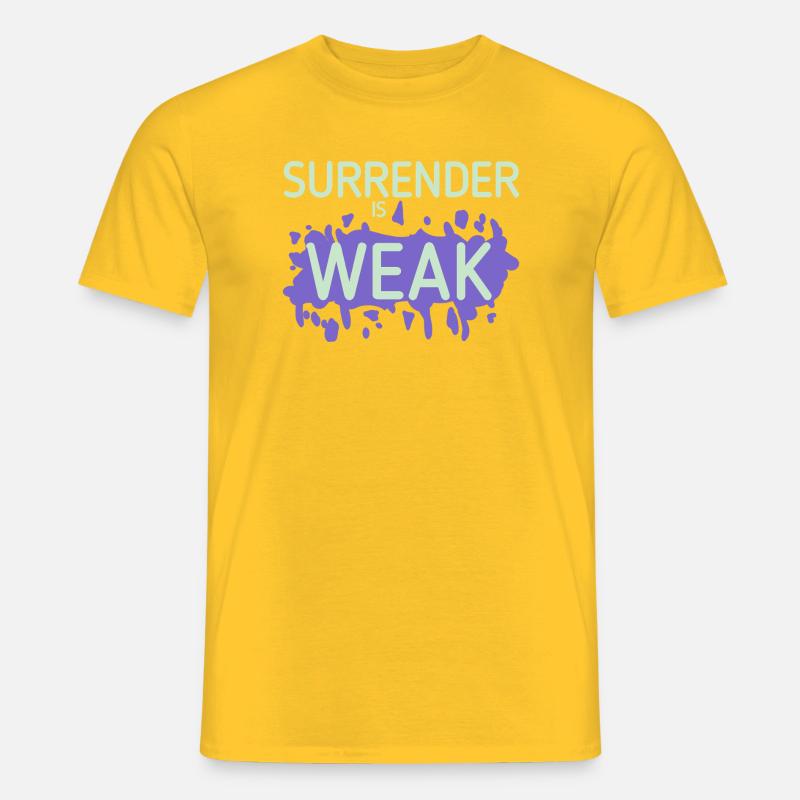 Devotion is weak splash Men’s T-shirt