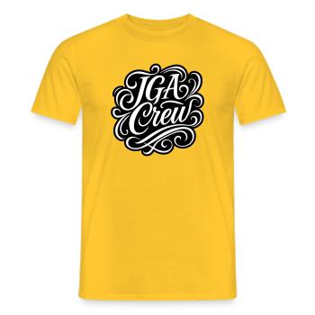 Jga Crew Junggesellenabschied - Männer T-Shirt - Gelb - Vorne - AI Model Male 178 dark (178cm)