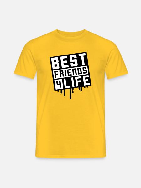 Best friends for life - Men's T-Shirt - yellow
