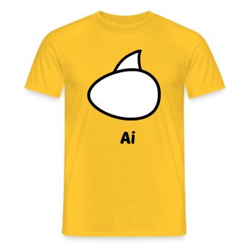 ai - Männer T-Shirt - Gelb - Vorne - AI Model Male 178 dark (178cm)