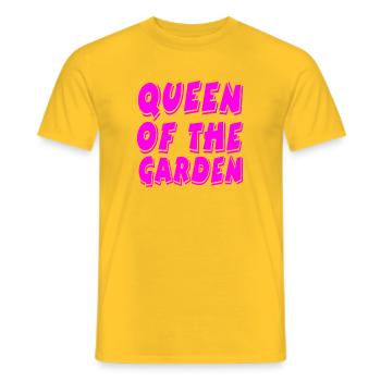 Giardino - T-shirt uomo - giallo - Fronte - AI Model Male 178 dark (178cm)