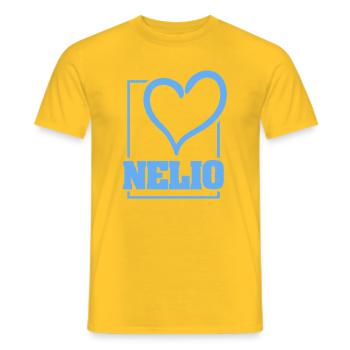 Bachelor Nelio - Men's T-Shirt - yellow - Front - AI Model Male 178 dark (178cm)