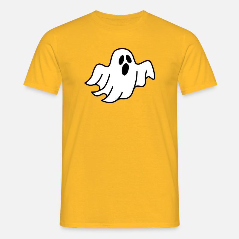 Geist oder Gespenst - Männer T-Shirt - Gelb