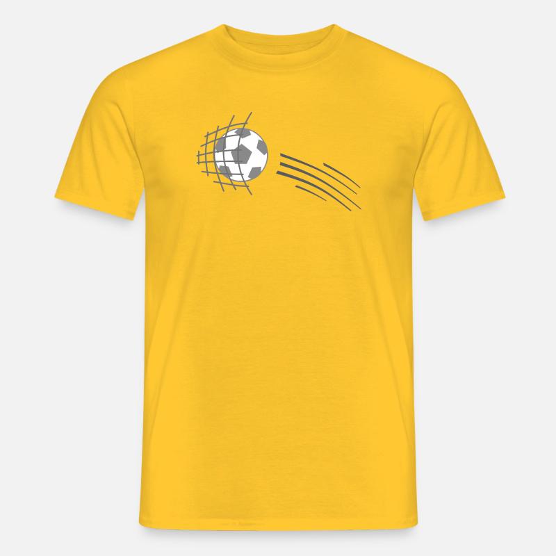 Fußball - Männer T-Shirt - Gelb