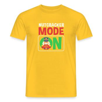 Nutcracker Christmas - Men's T-Shirt - yellow - Front - AI Model Male 178 dark (178cm)