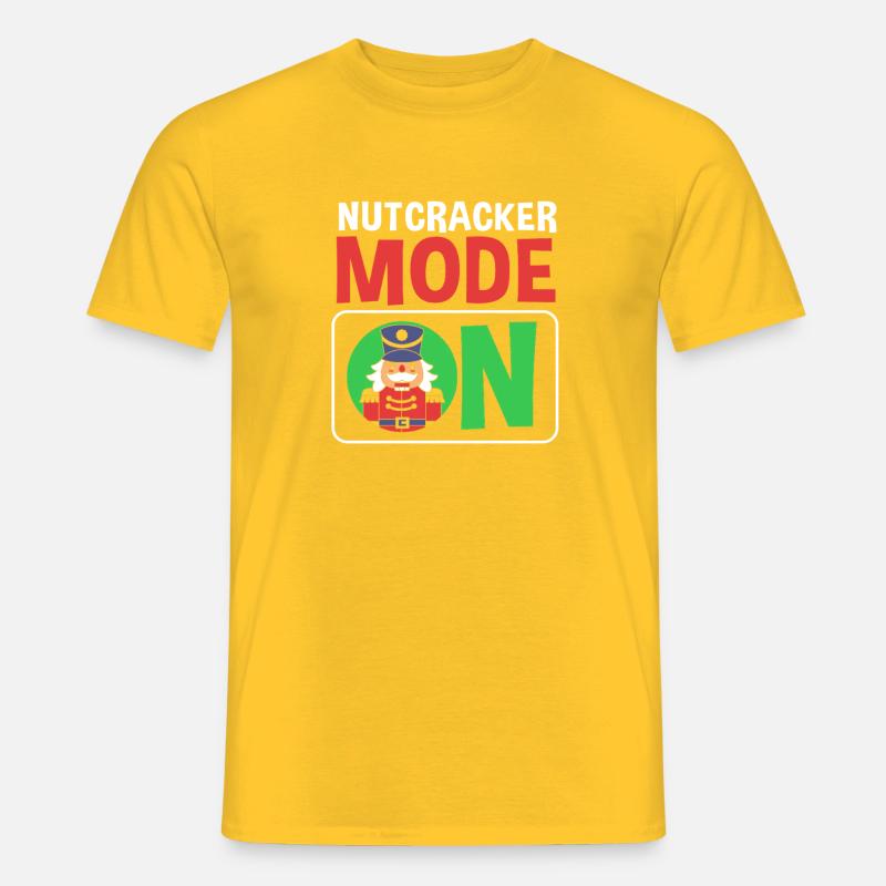 Nussknacker Weihnachten - Männer T-Shirt - Gelb