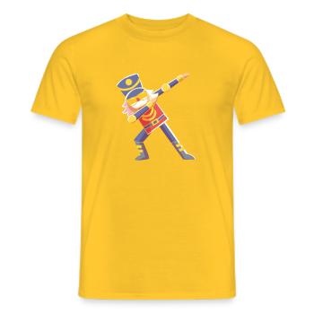 Nutcracker Christmas - Men's T-Shirt - yellow - Front - AI Model Male 178 dark (178cm)