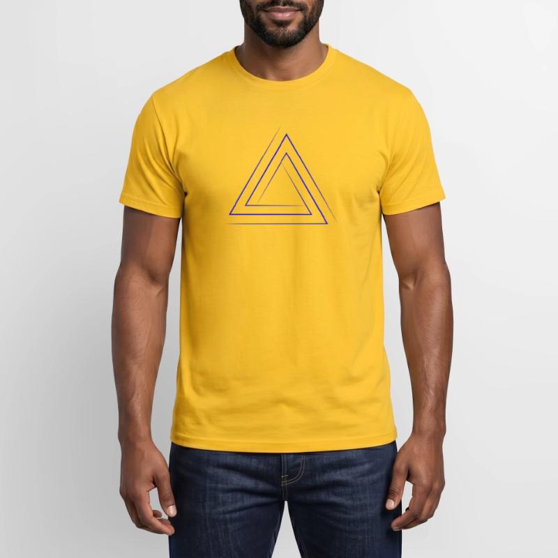Geometric triangular nesting Men’s T-shirt