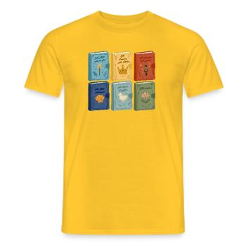 Couvertures de contes de fées - T-shirt homme - jaune - Devant - AI Model Male 178 dark (178cm)