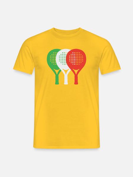 padel-italia2 - Men's T-Shirt - yellow