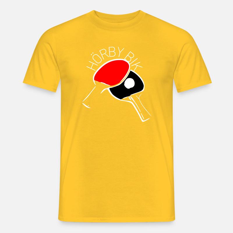 Horby_BIK_logga - Männer T-Shirt - Gelb