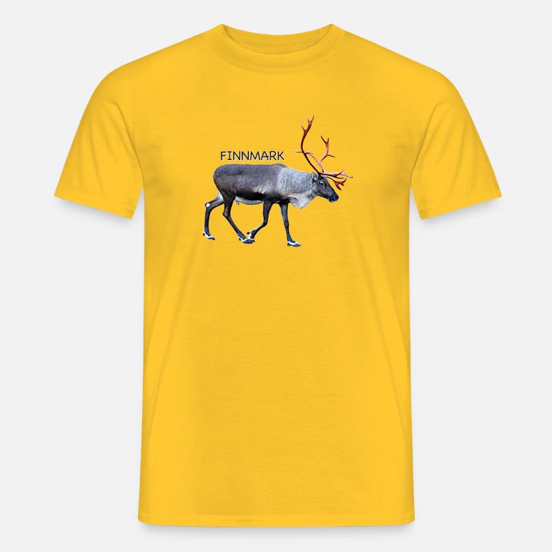 FINNMARK - Männer T-Shirt - Gelb