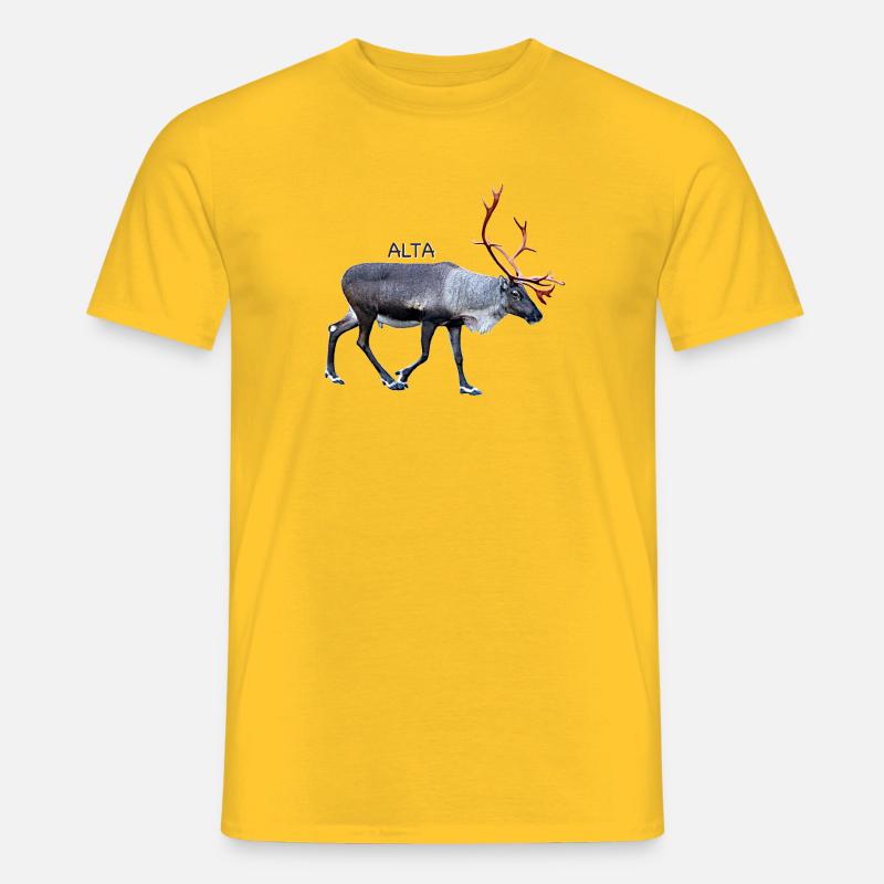 Alta - Männer T-Shirt - Gelb