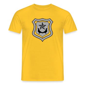 Doves - Men's T-Shirt - yellow - Front - AI Model Male 178 dark (178cm)
