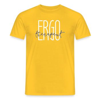 Stilvolles Design für Ergotherapeut - Männer T-Shirt - Gelb - Vorne - AI Model Male 178 dark (178cm)