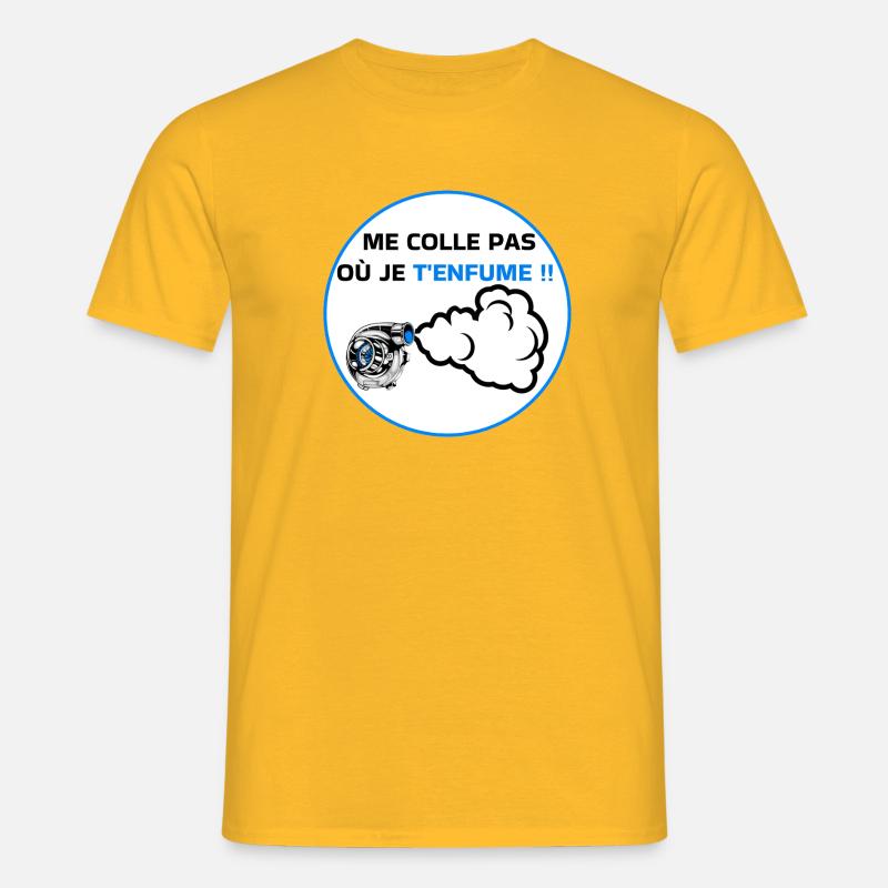 Auto - Männer T-Shirt - Gelb