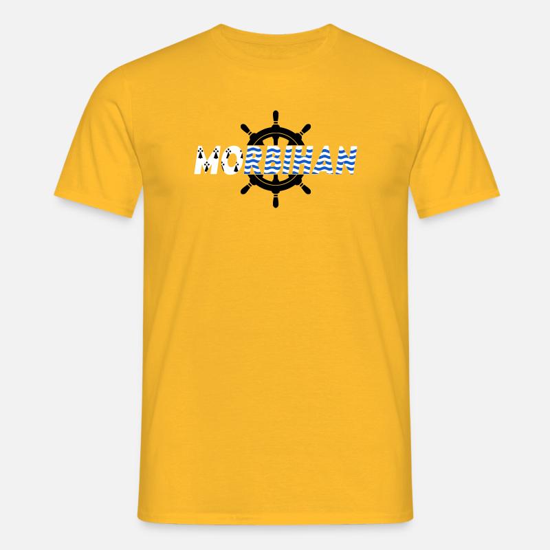 Morbihan - Männer T-Shirt - Gelb