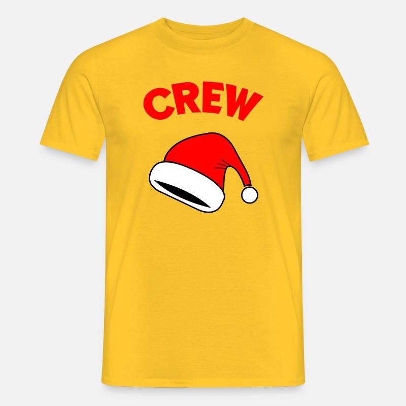 Santa Crew - Männer T-Shirt - Gelb