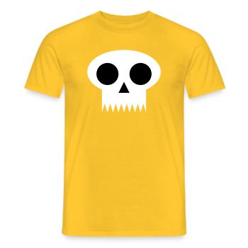 saké - T-shirt homme - jaune - Devant - AI Model Male 178 dark (178cm)