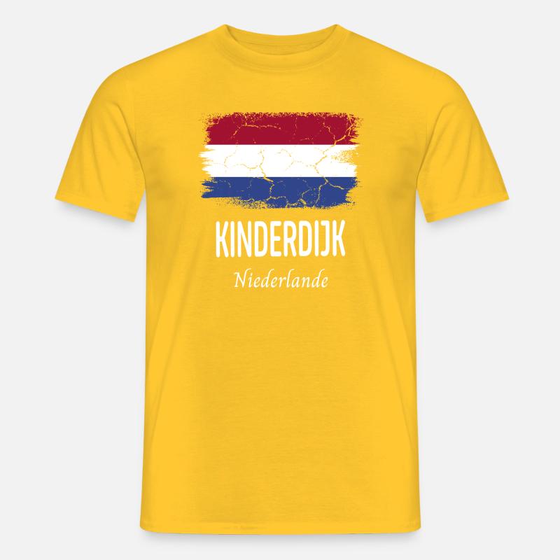 Kinderdijk - Men’s T-shirt - yellow