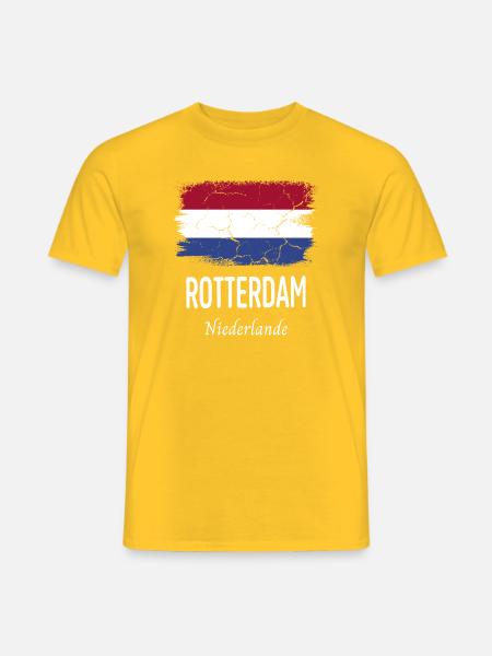 Rotterdam - T-shirt homme - jaune