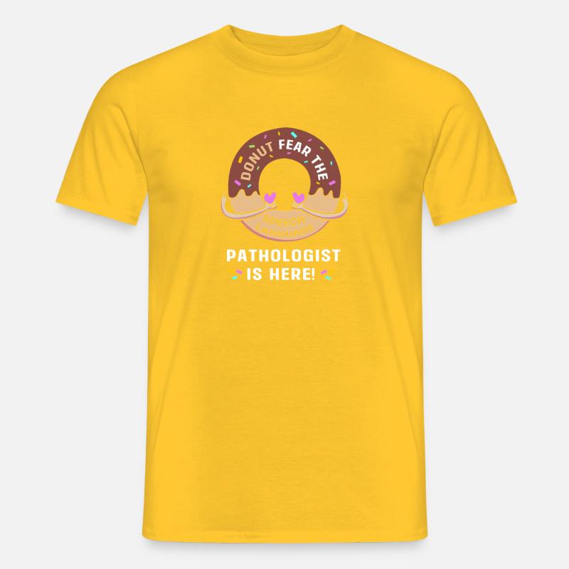 Logopäde Sprachpathologe SLP - Männer T-Shirt - Gelb