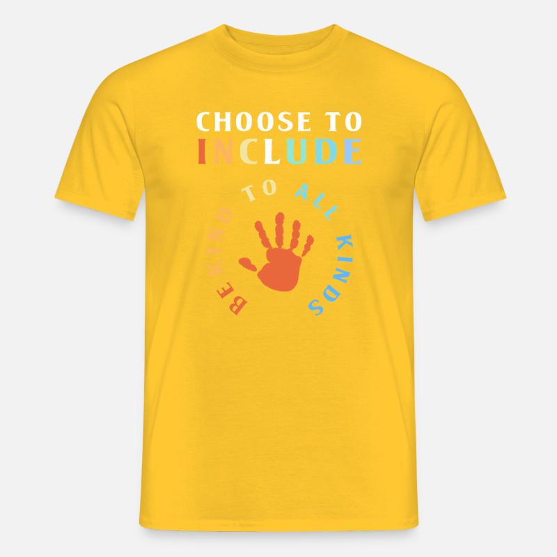 Sonderschule Lehrer Förderschule Pädagoge - Männer T-Shirt - Gelb