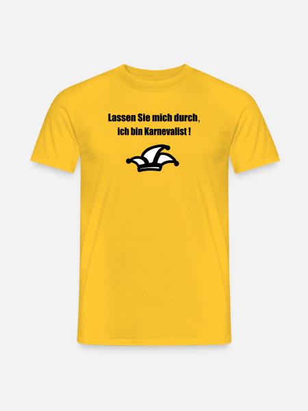 Karnevalist - Männer T-Shirt - Gelb