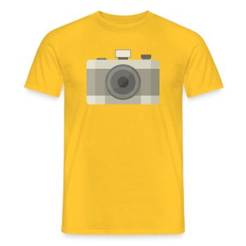 Zimmer - Männer T-Shirt - Gelb - Vorne - AI Model Male 178 dark (178cm)