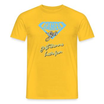 Gamer Girl - T-shirt homme - jaune - Devant - AI Model Male 178 dark (178cm)