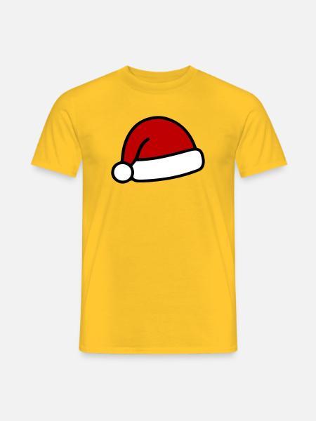 Santa Hat Santa Hat - Men's T-Shirt - yellow