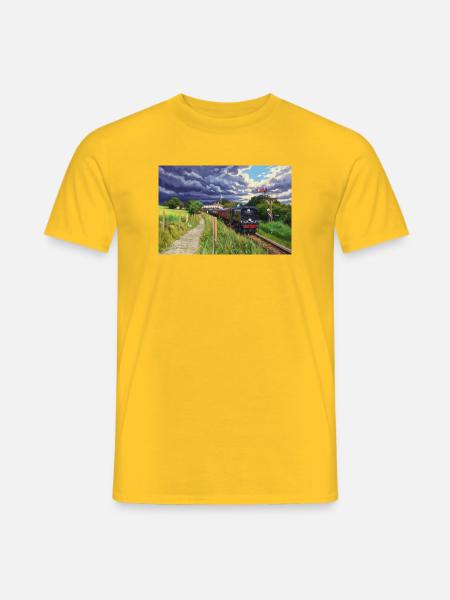 Heritage Express in Green Valley - Men's T-Shirt - yellow