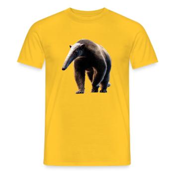 Ameisenbär Tamandua Anteater Große Ameisenbären - Männer T-Shirt - Gelb - Vorne - AI Model Male 178 dark (178cm)