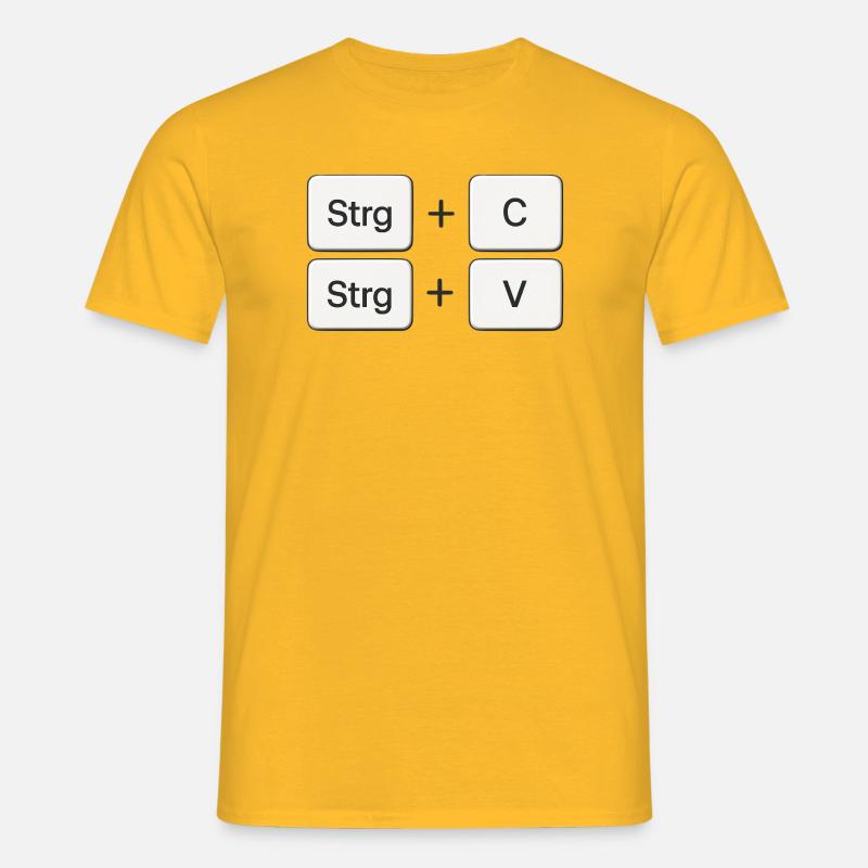 Copy + Paste | Copy + Paste - Men's T-Shirt - yellow