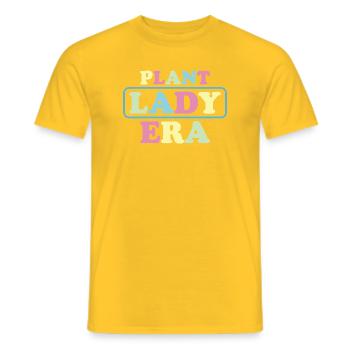 Pastel Lady Plant Ära - Männer T-Shirt - Gelb - Vorne - AI Model Male 178 dark (178cm)