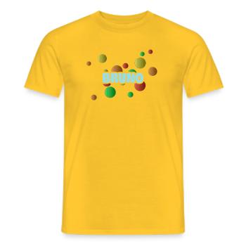 Bruno - Männer T-Shirt - Gelb - Vorne - AI Model Male 178 dark (178cm)