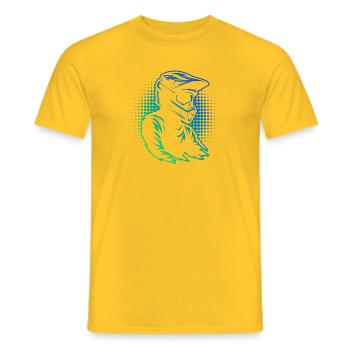 Motocross Fokus pur - Männer T-Shirt - Gelb - Vorne - AI Model Male 178 dark (178cm)