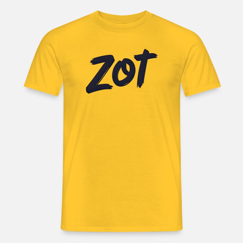 Zot – Flämisches Statement-Hemd - Männer T-Shirt - Gelb