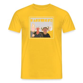 Farmboys - für Farmer, Bauern und Tierfans - Männer T-Shirt - Gelb - Vorne - AI Model Male 178 dark (178cm)