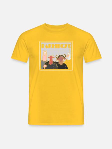 Farmboys - für Farmer, Bauern und Tierfans - Männer T-Shirt - Gelb