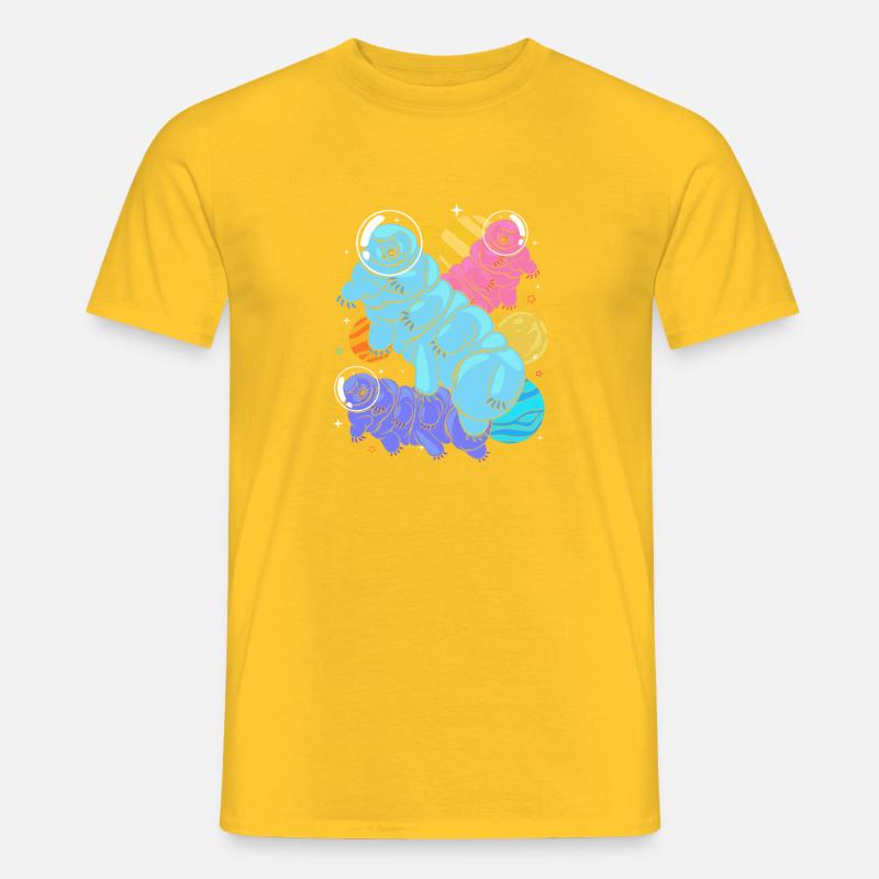 Tardigrado - T-shirt uomo - giallo