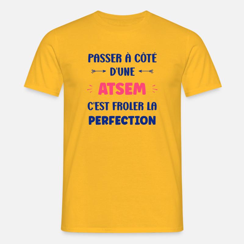 ATSEM - Männer T-Shirt - Gelb
