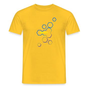 Geschenk für Denny - Männer T-Shirt - Gelb - Vorne - AI Model Male 178 dark (178cm)