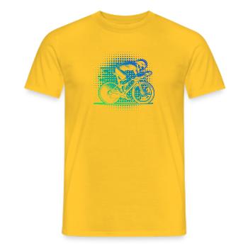 Roadbike Liebe zum Anziehen - Männer T-Shirt - Gelb - Vorne - AI Model Male 178 dark (178cm)